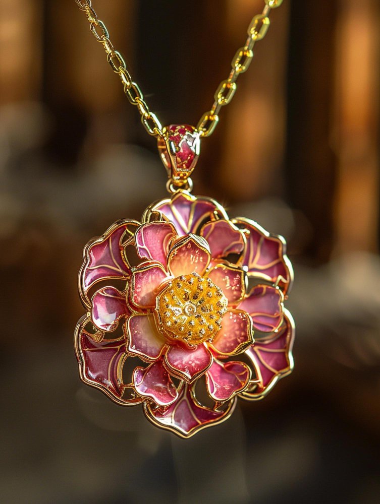Lakshmi Lotus Pendant